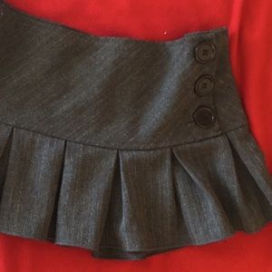 Plaid Grey Schoolgirl Skirt